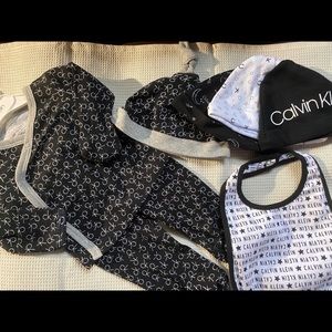 Calvin Klein baby boy outfit set layette